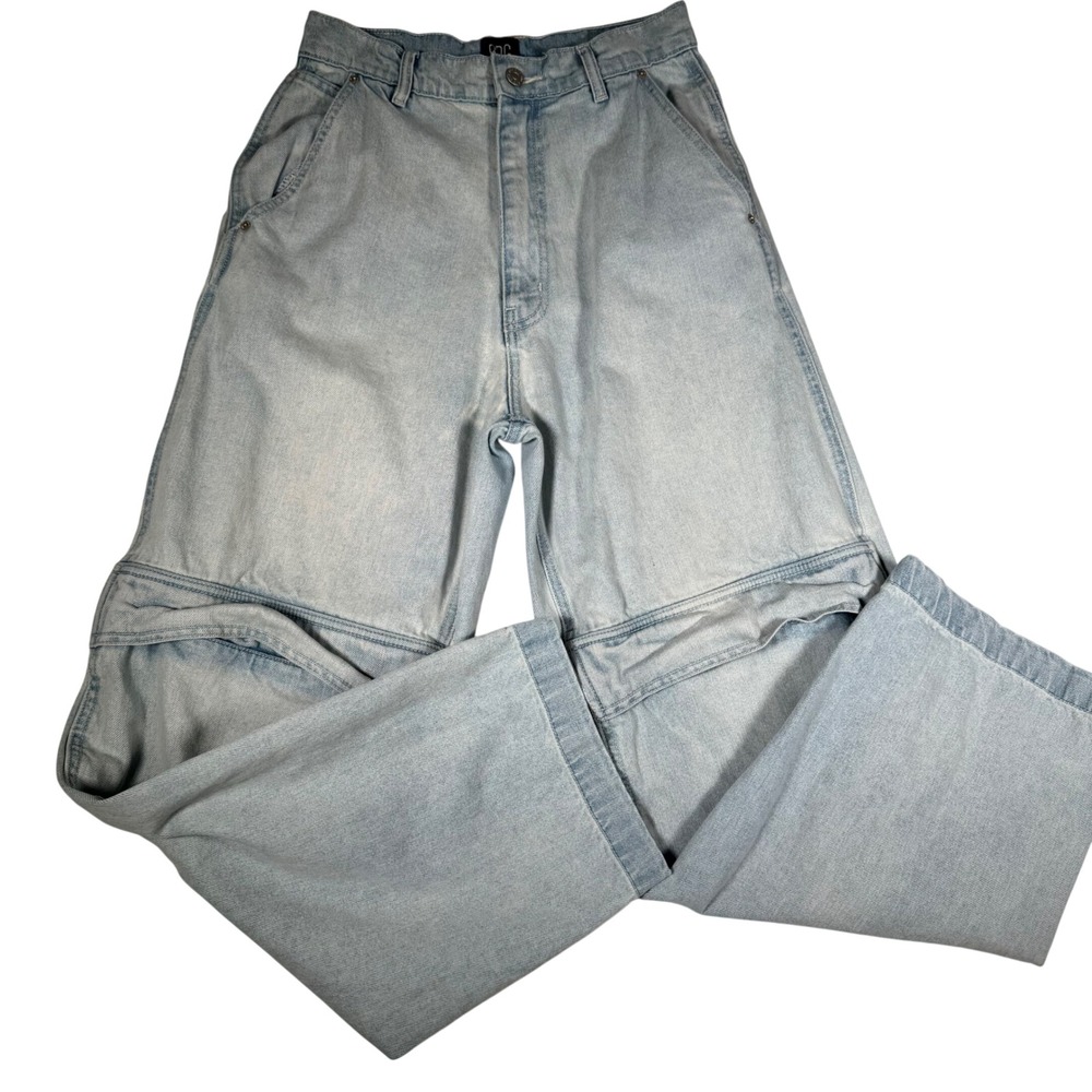 BDG Urban Outfitters High-Rise Extreme Baggy Light Wash Jeans Size 27‎ OB1211844